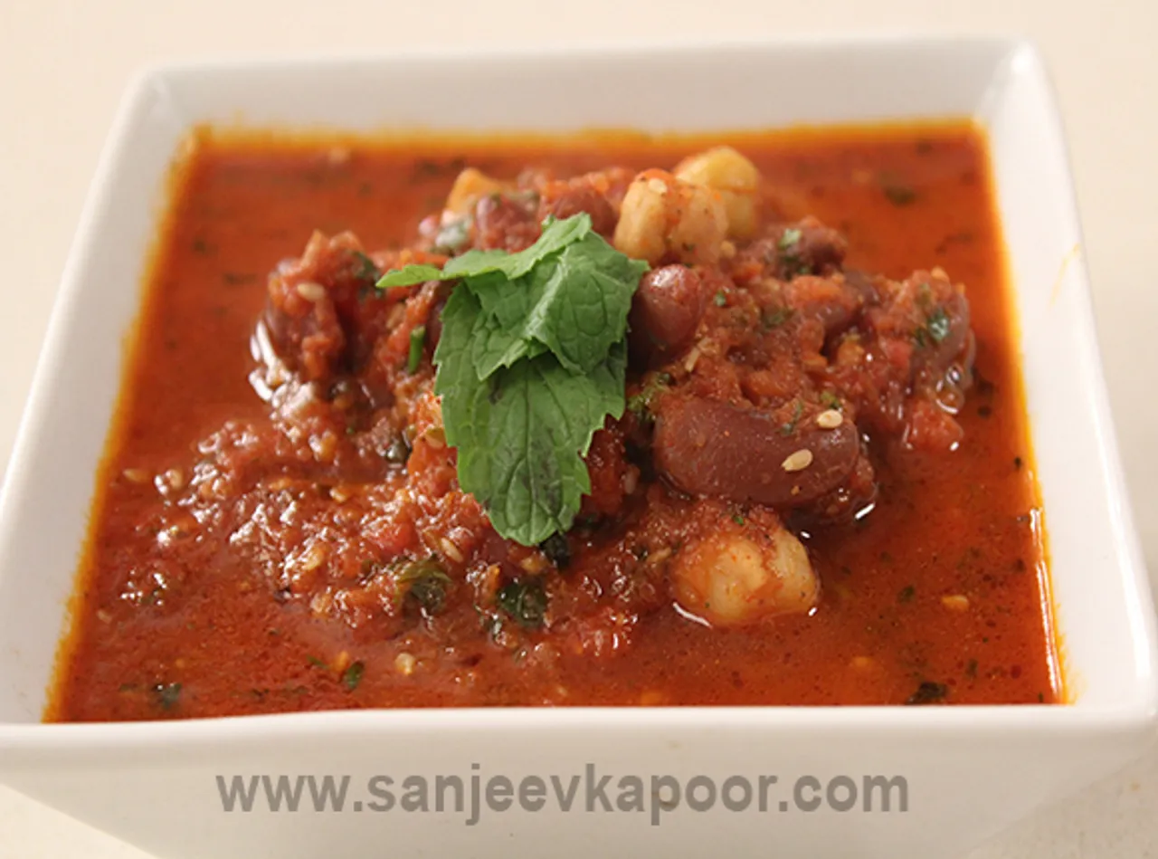Jain Cholay Rajma Dal