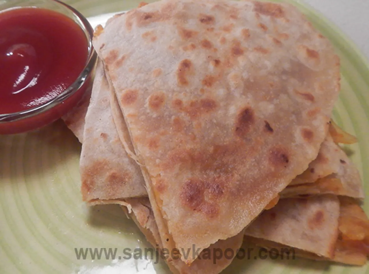 Pav Bhaji Quesadilla