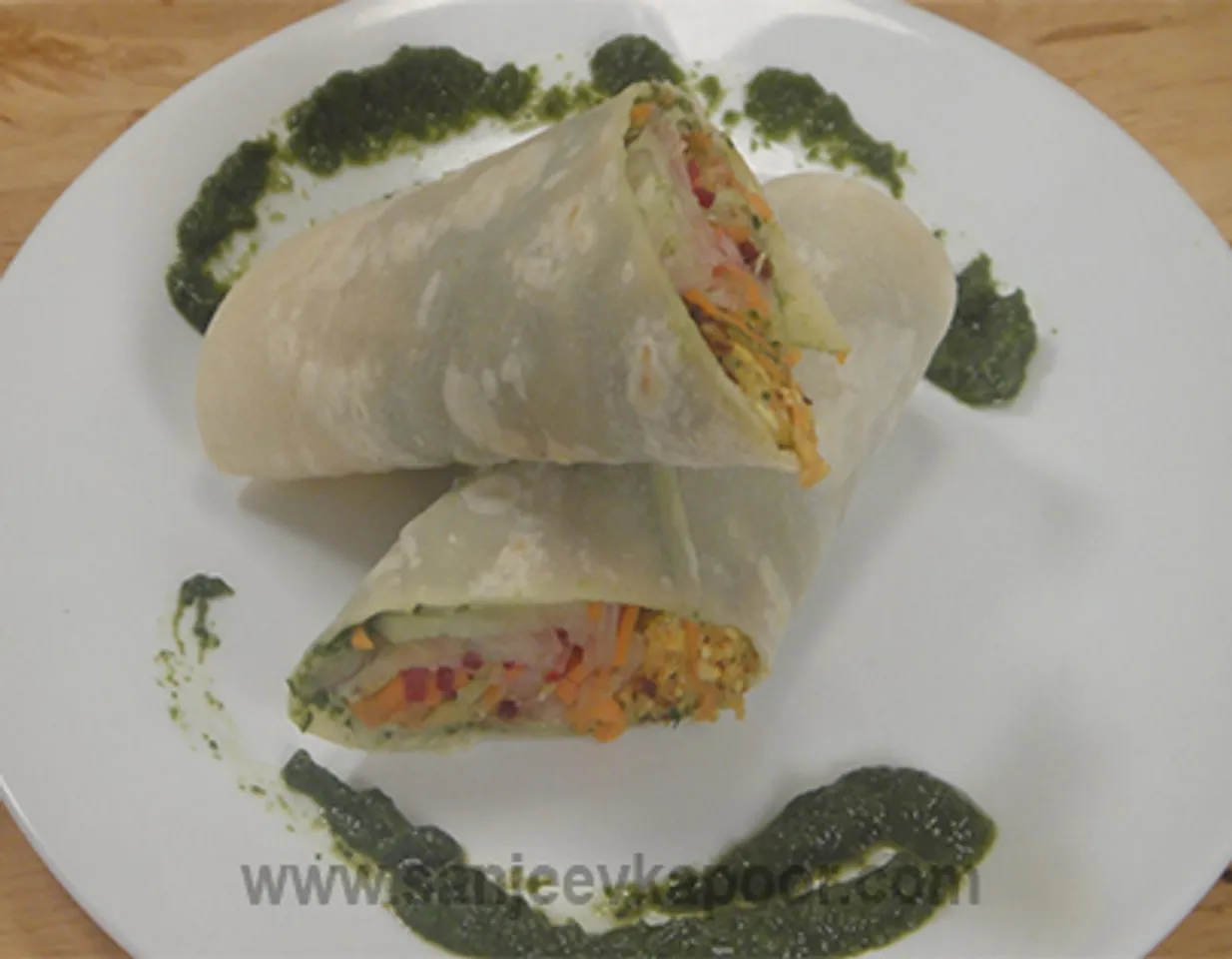 Paneer and Soya Wrap