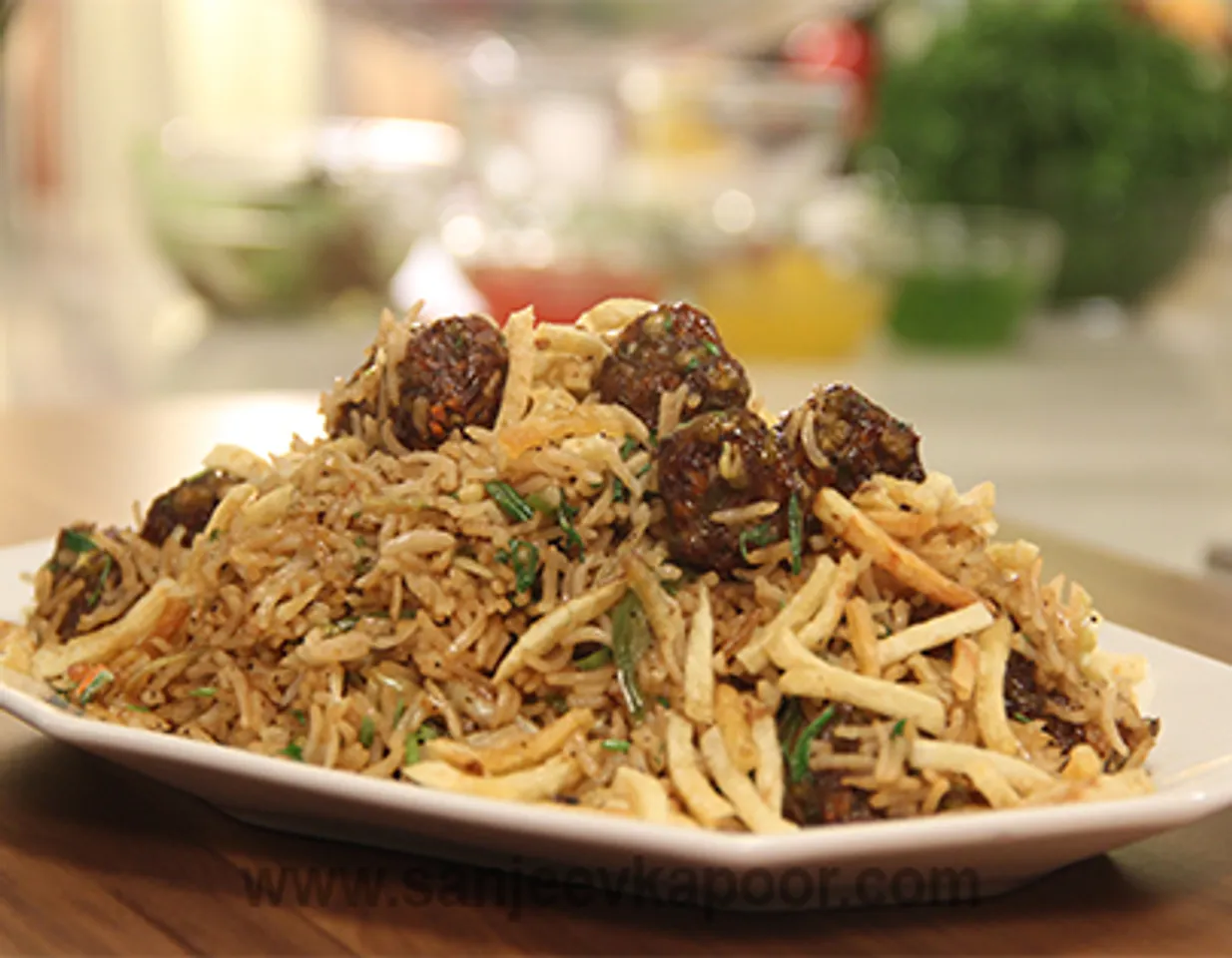 Veg Manchurian Fried Rice