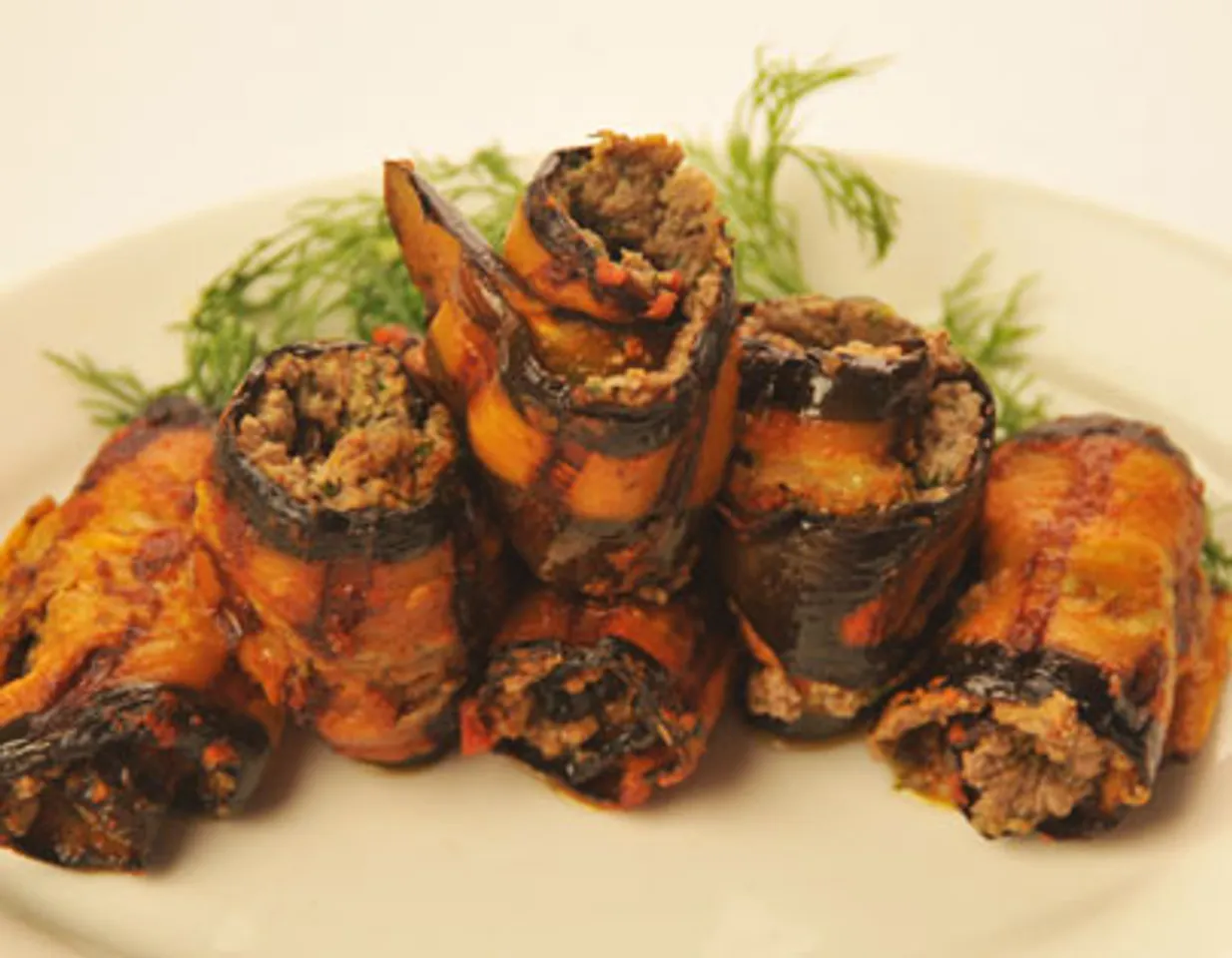 Baingan Walnut Rolls