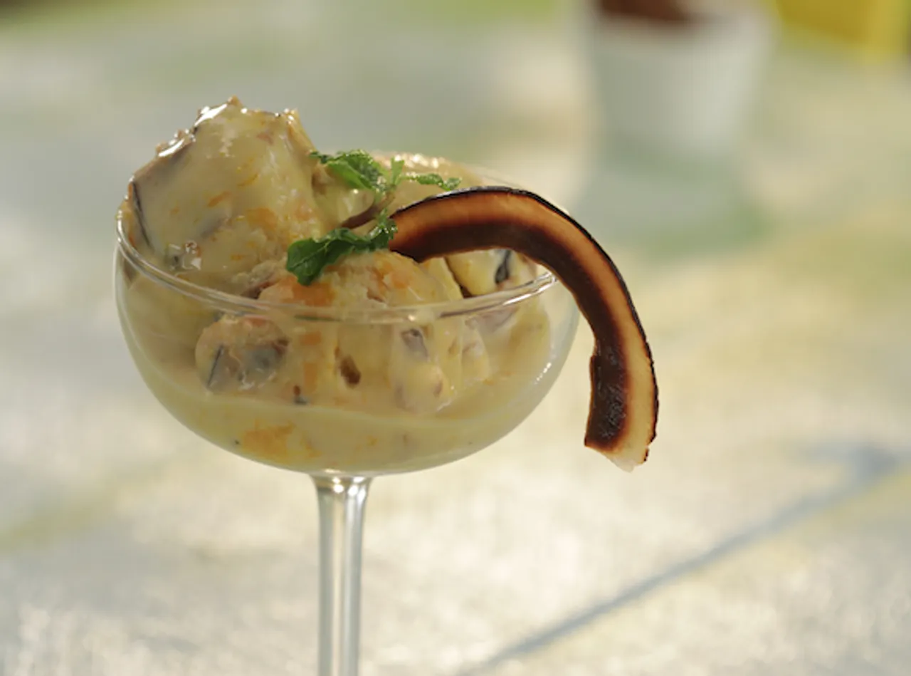 Mango and Coconut Ice Cream 