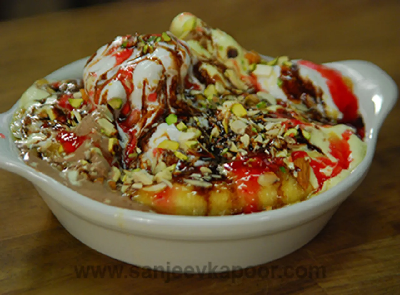 Toffee Banana Split
