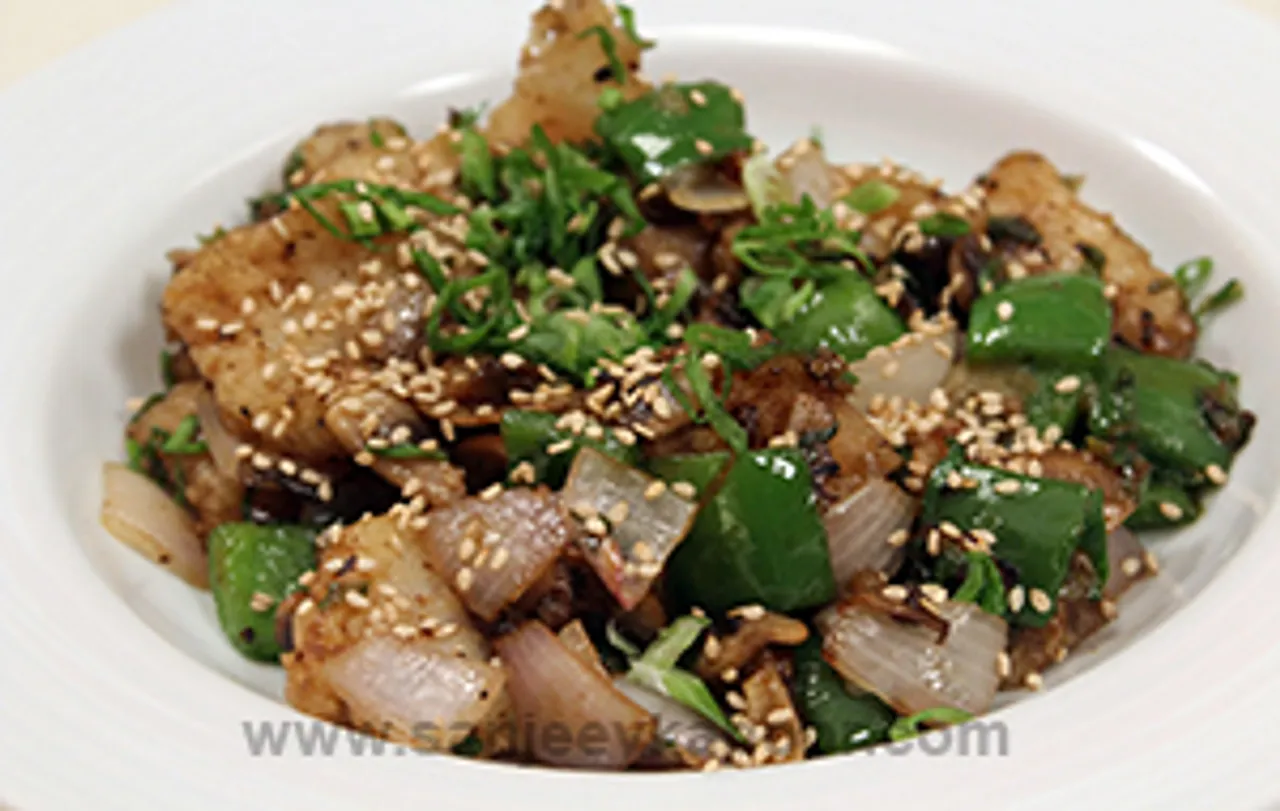 Fried Fish in Black Bean Sauce