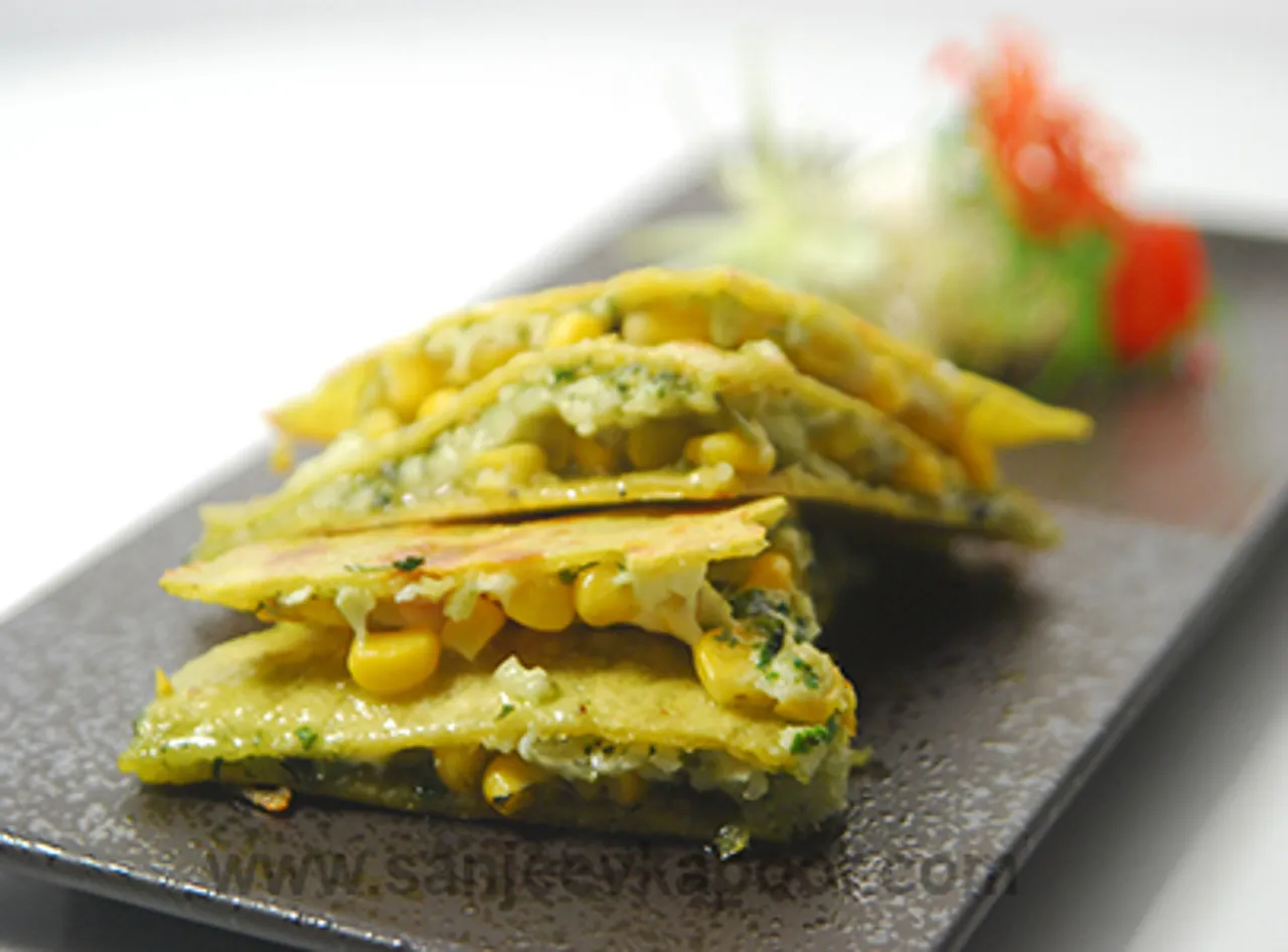 Pesto Quesadillas