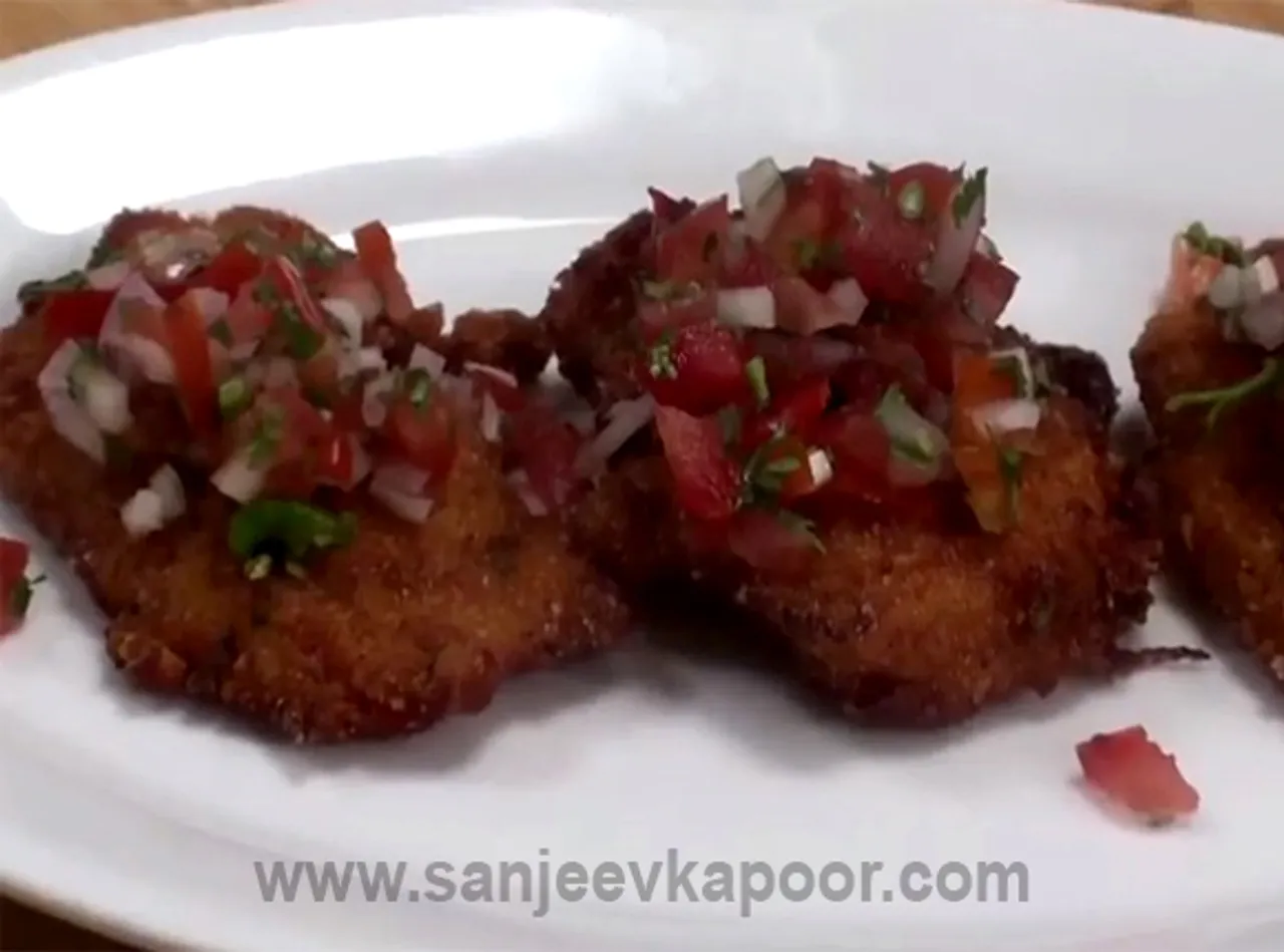 Indian Chicken Bruschetta
