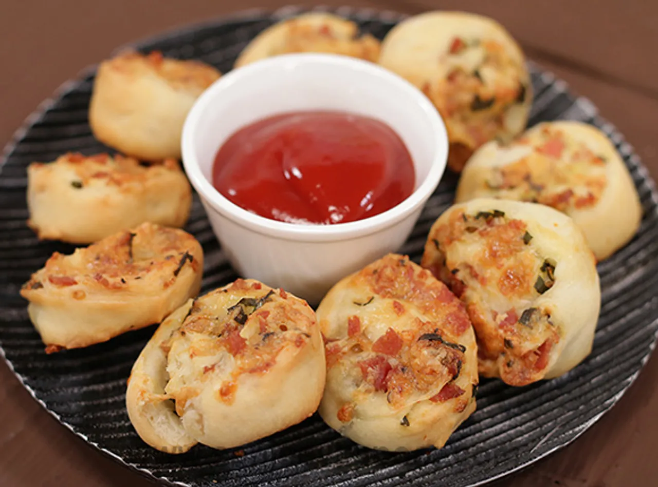 Cheddar Bacon Pinwheels