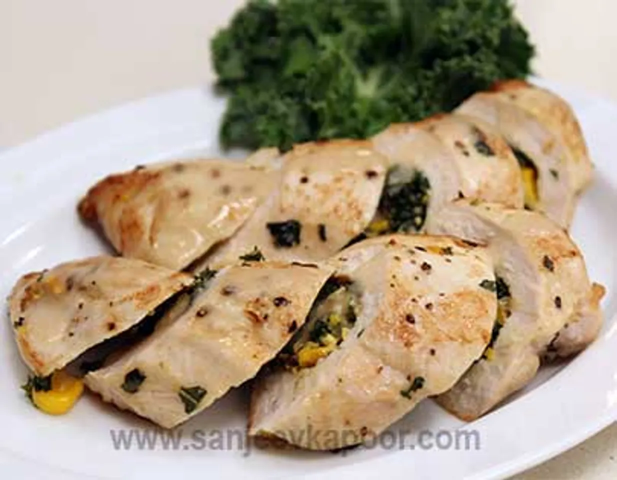 Kale Stuffed Chicken