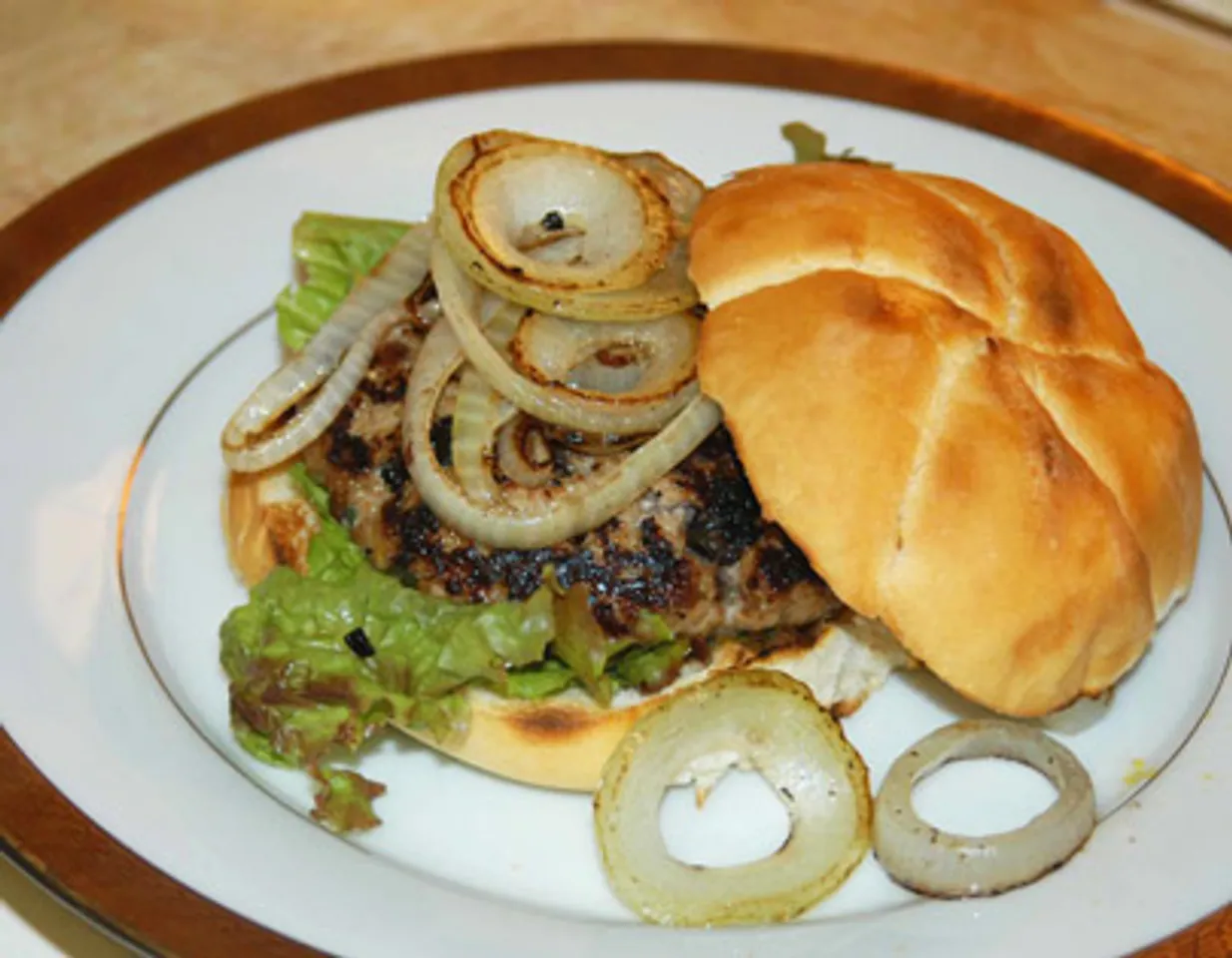 Prune Chicken Burger