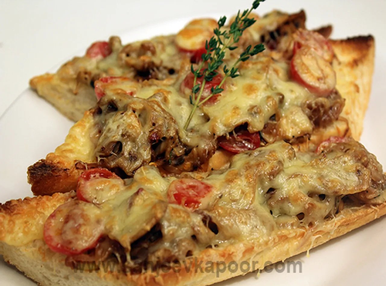 Mushroom Cheddar Melts