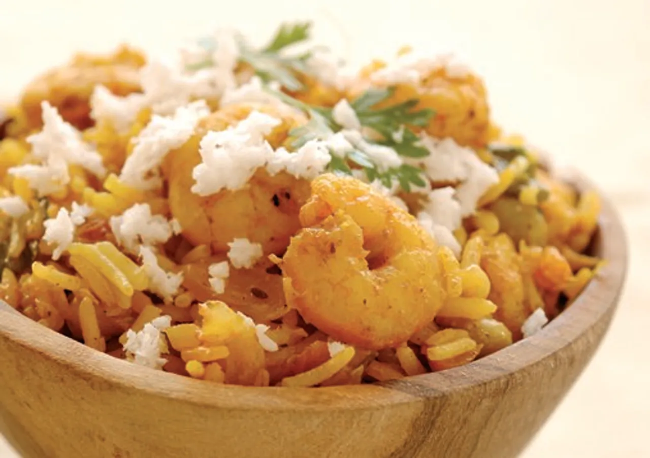 Kolambi bhaat