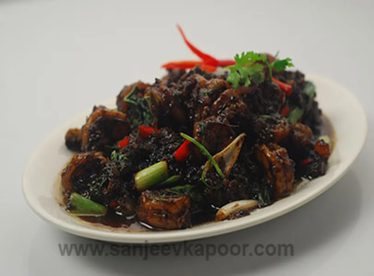 Thai Style Tamarind Prawns