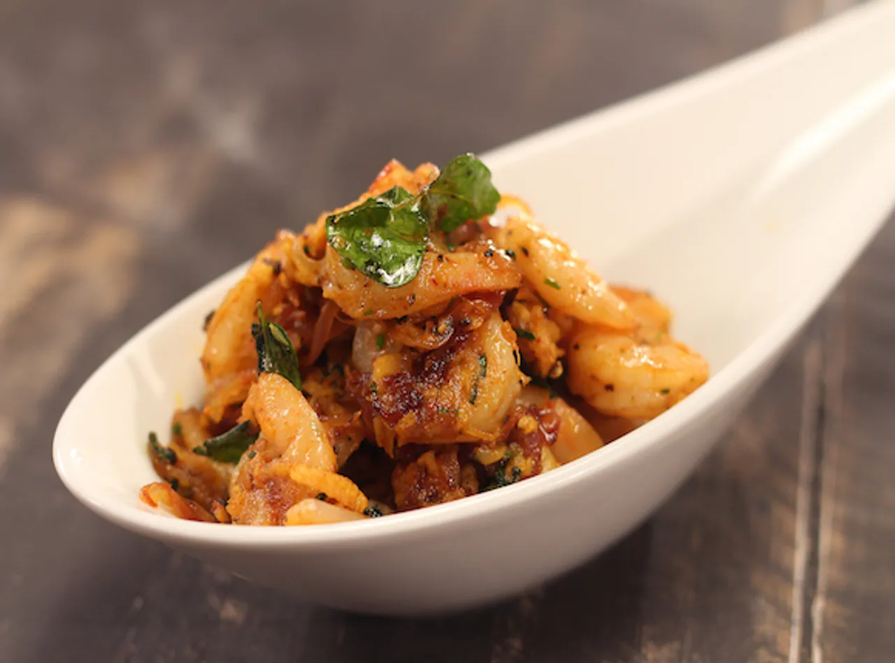 Prawns Pepper Fry 