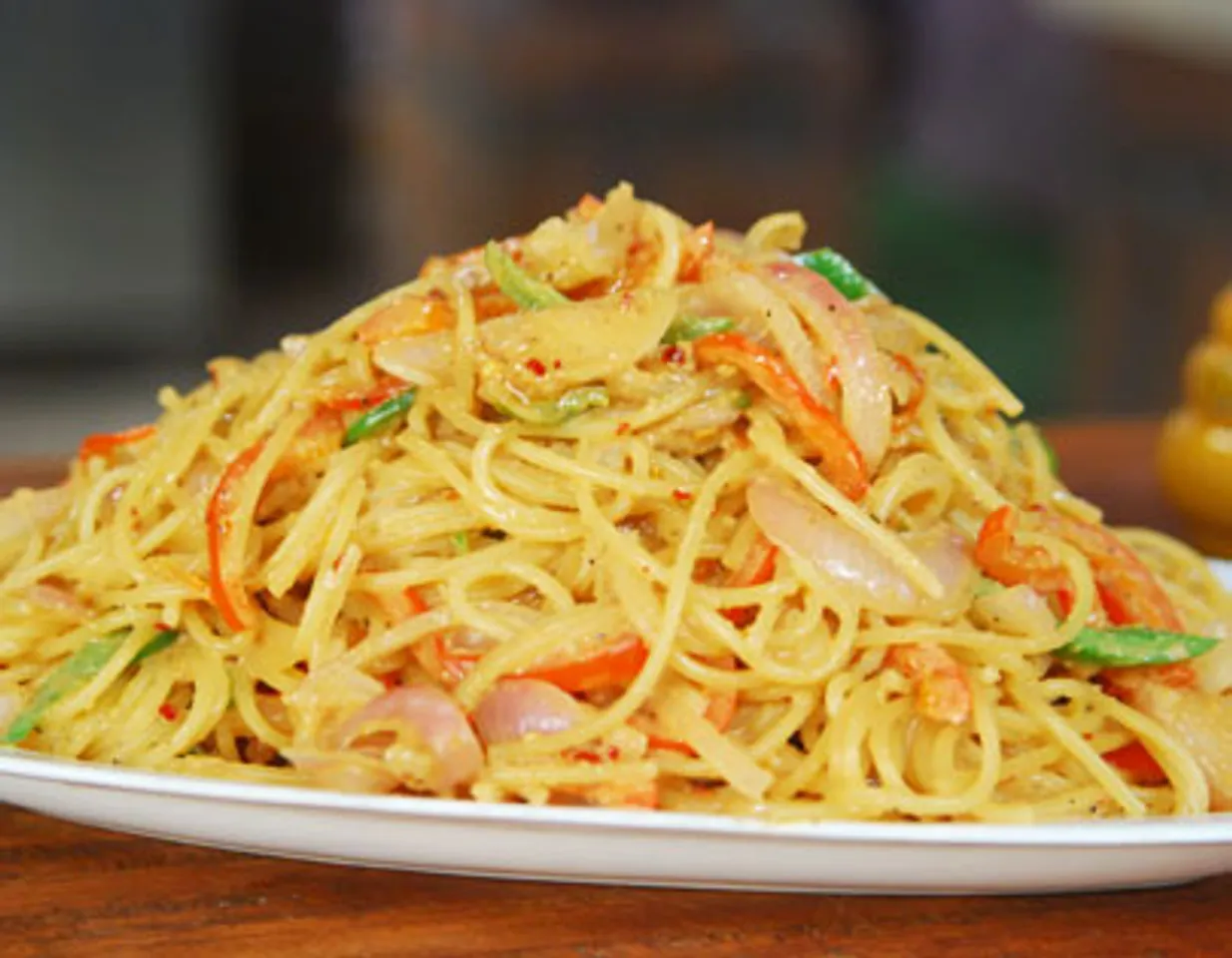 Peanut Sesame Spaghetti