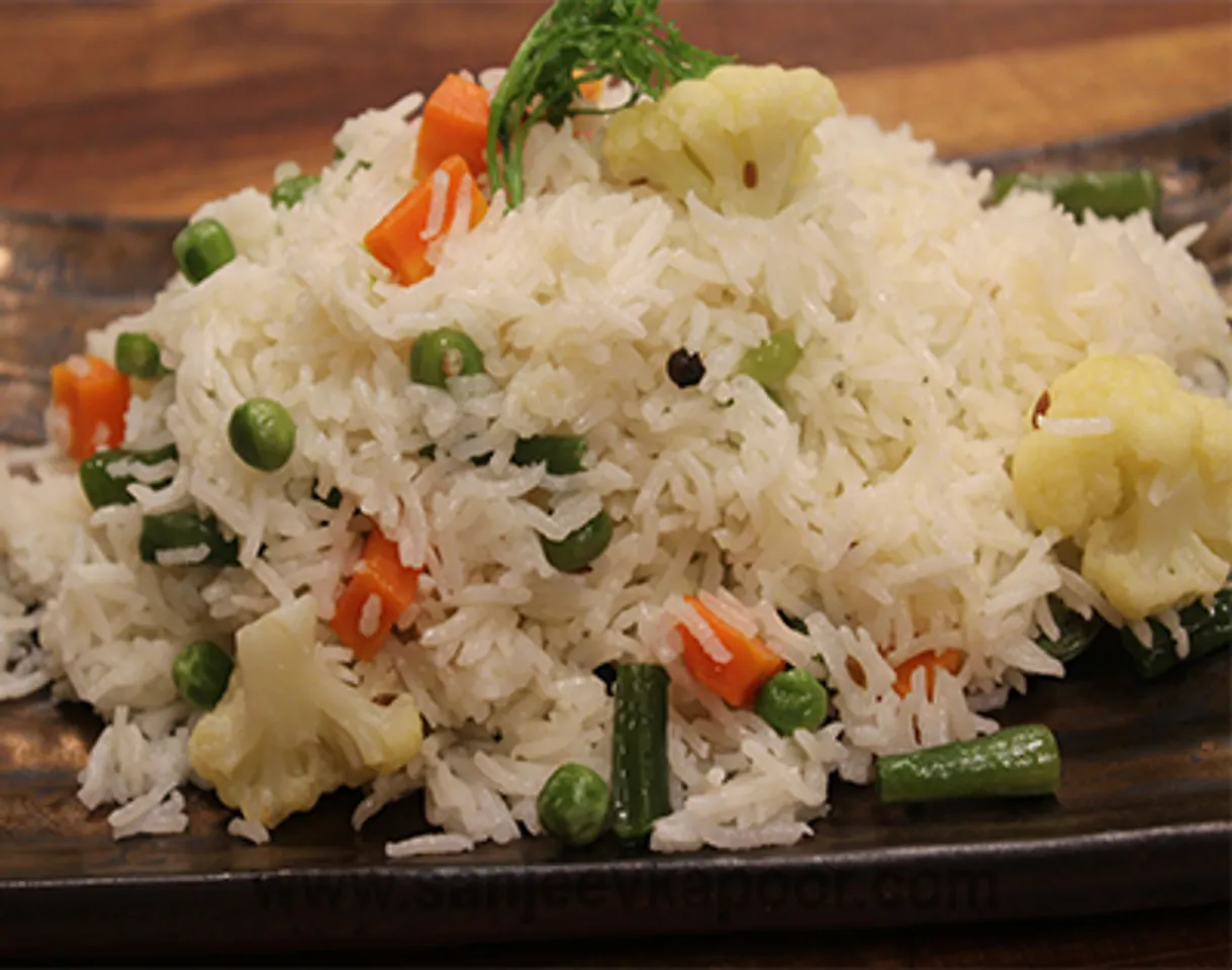Simple Vegetable Pulao