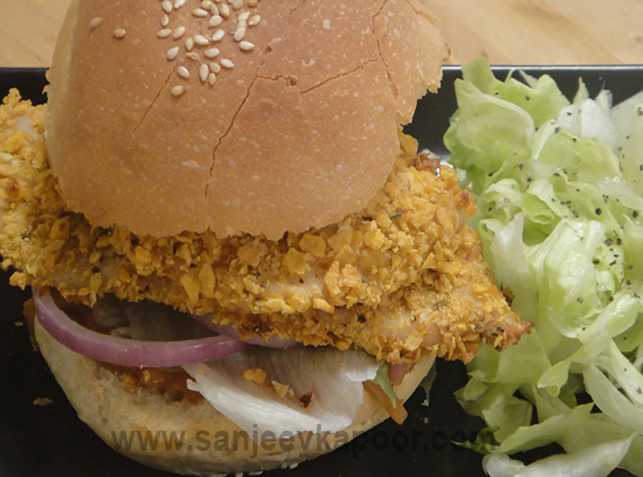 Baked Chicken Burger