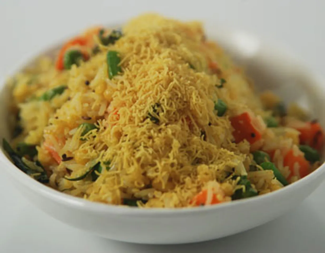 Bhaat With Sev