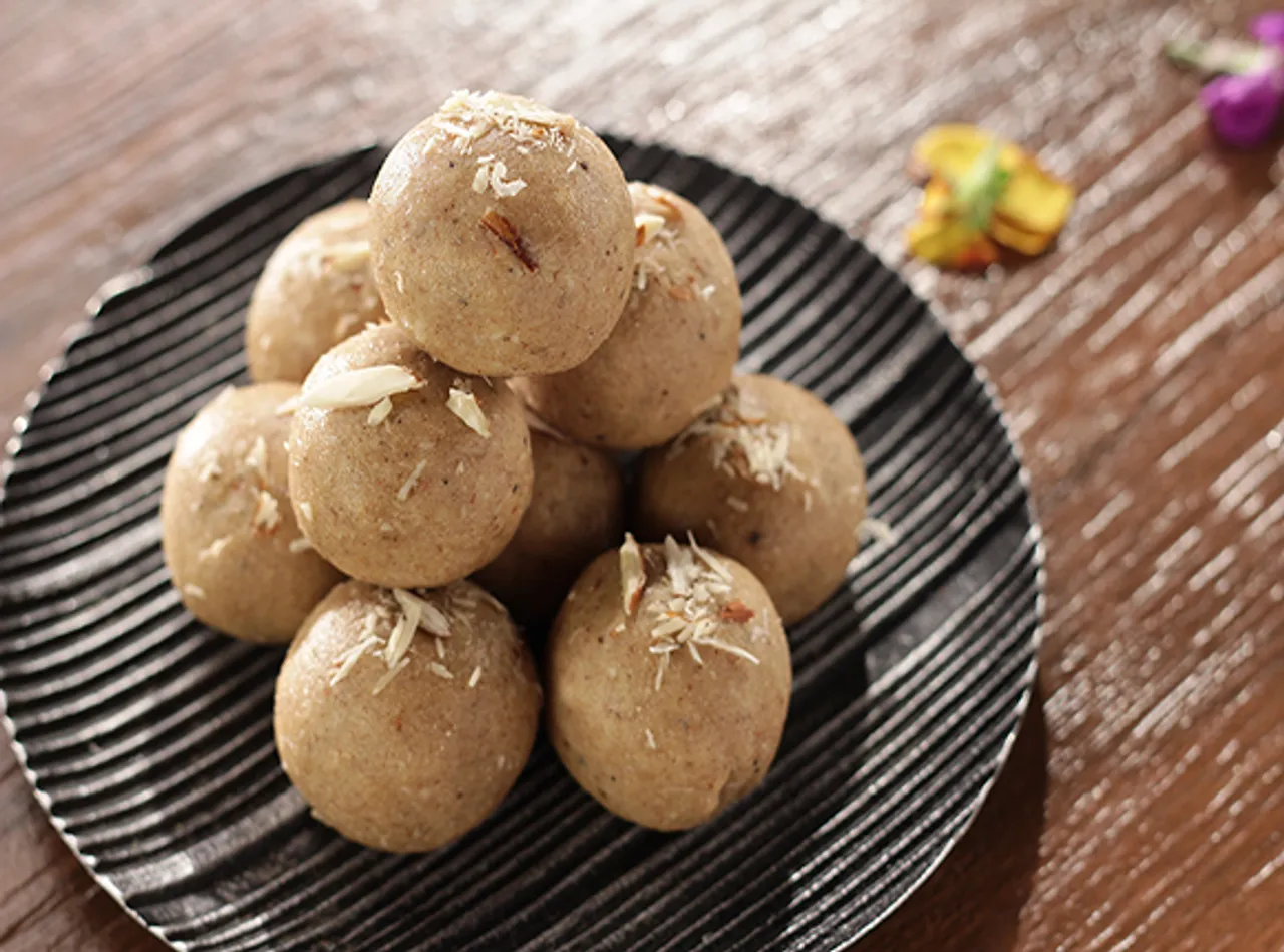 Atta Badam Laddoo - SK Khazana