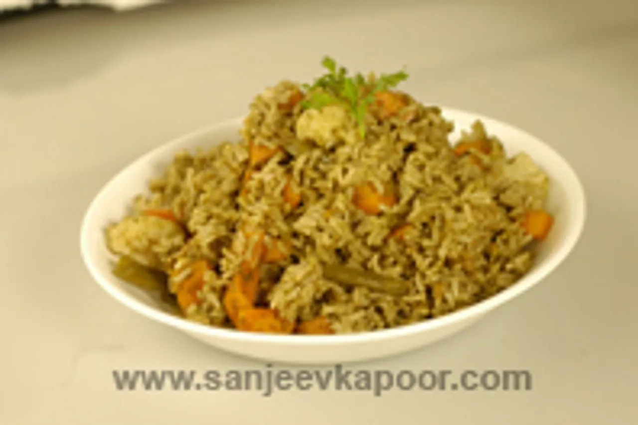 Hara Masala Brown Rice Pulao