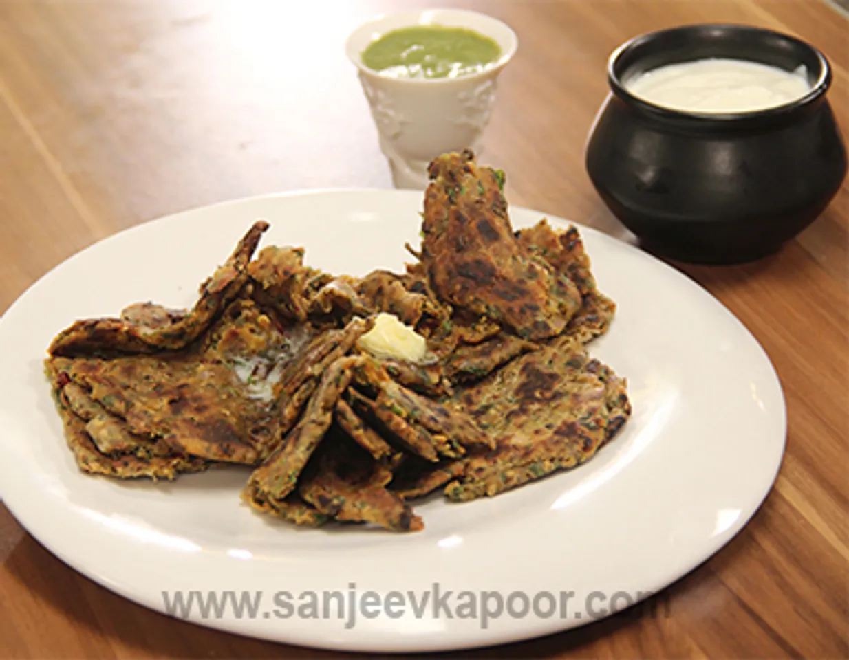 Flax Seeds aur Palak ke Paranthe