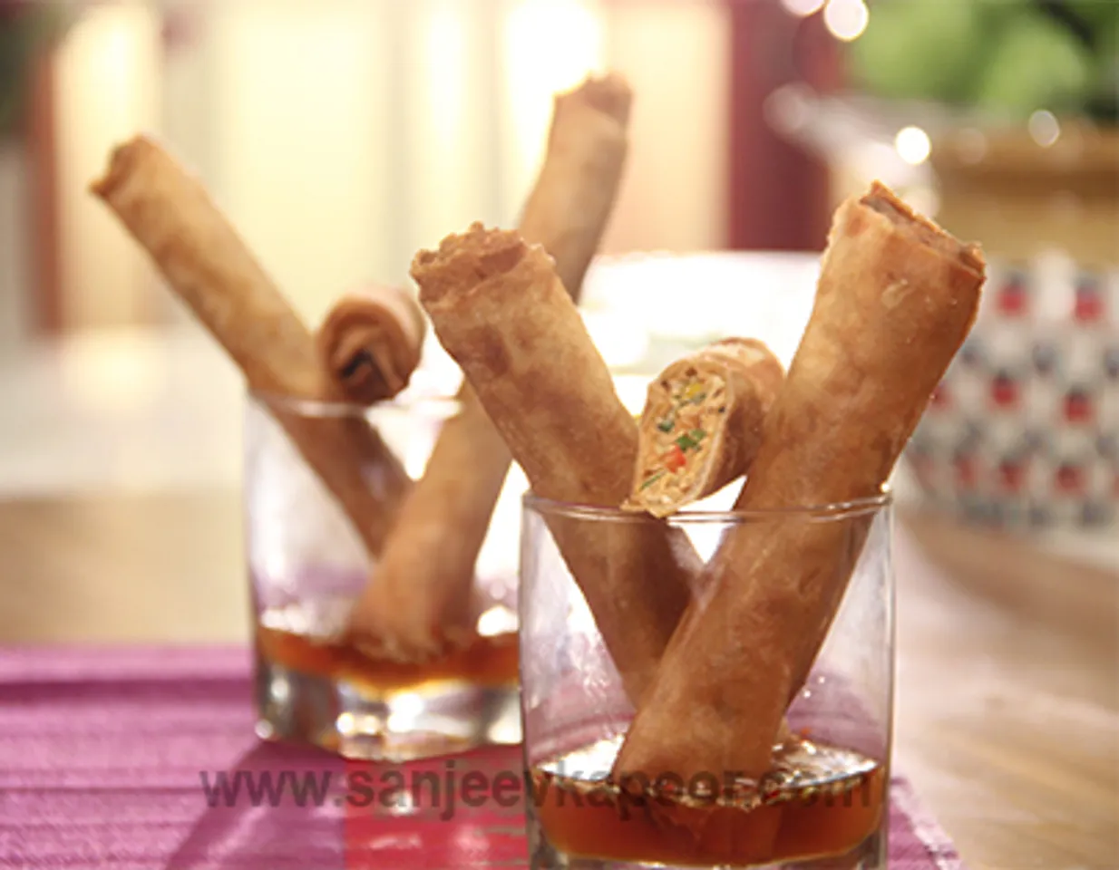 Chilli Paneer Cigars