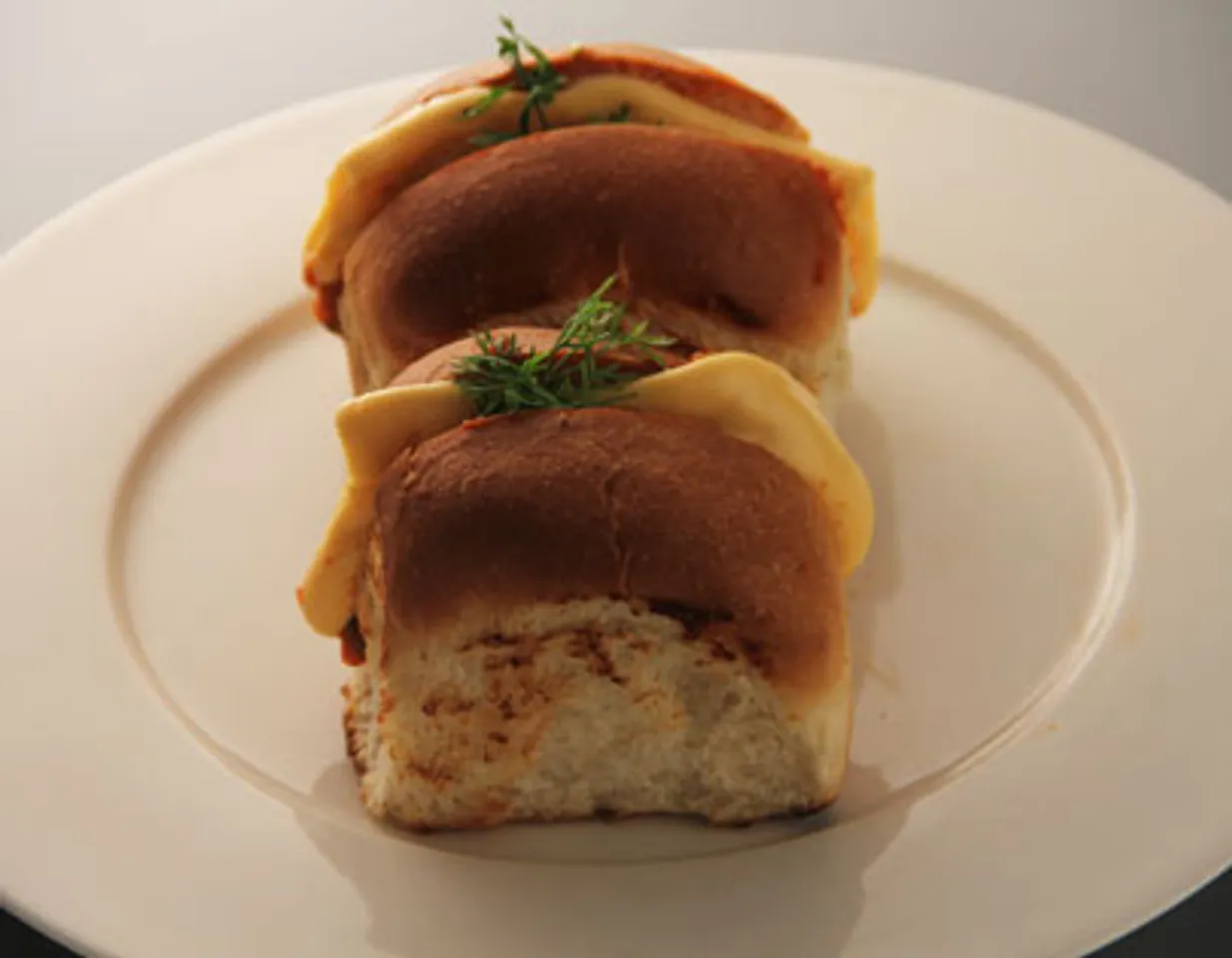 Pav Bhaji Buns with Cheese