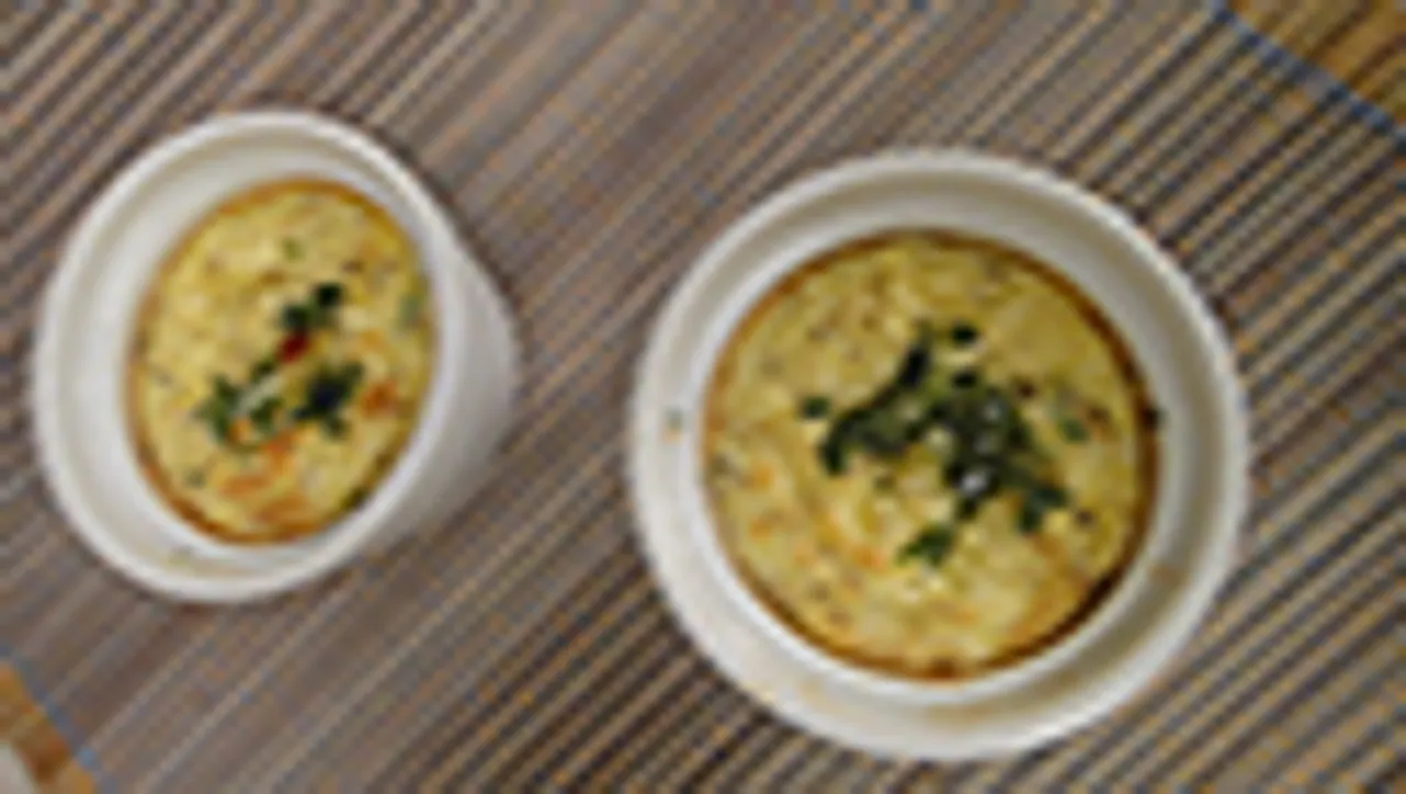 Baked Cheesy Eggs