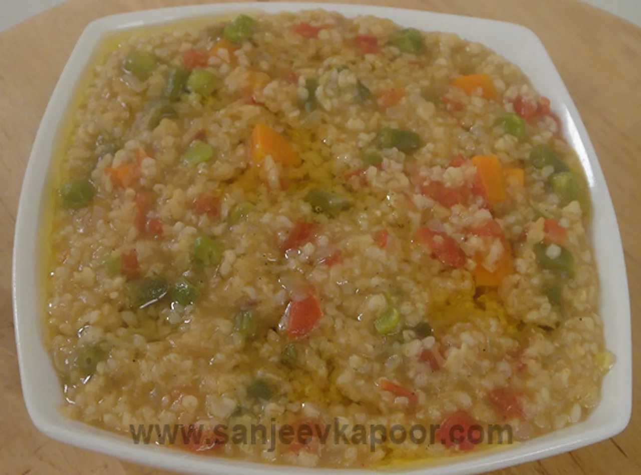 Spicy Lapsi Khichdi (Thulli)
