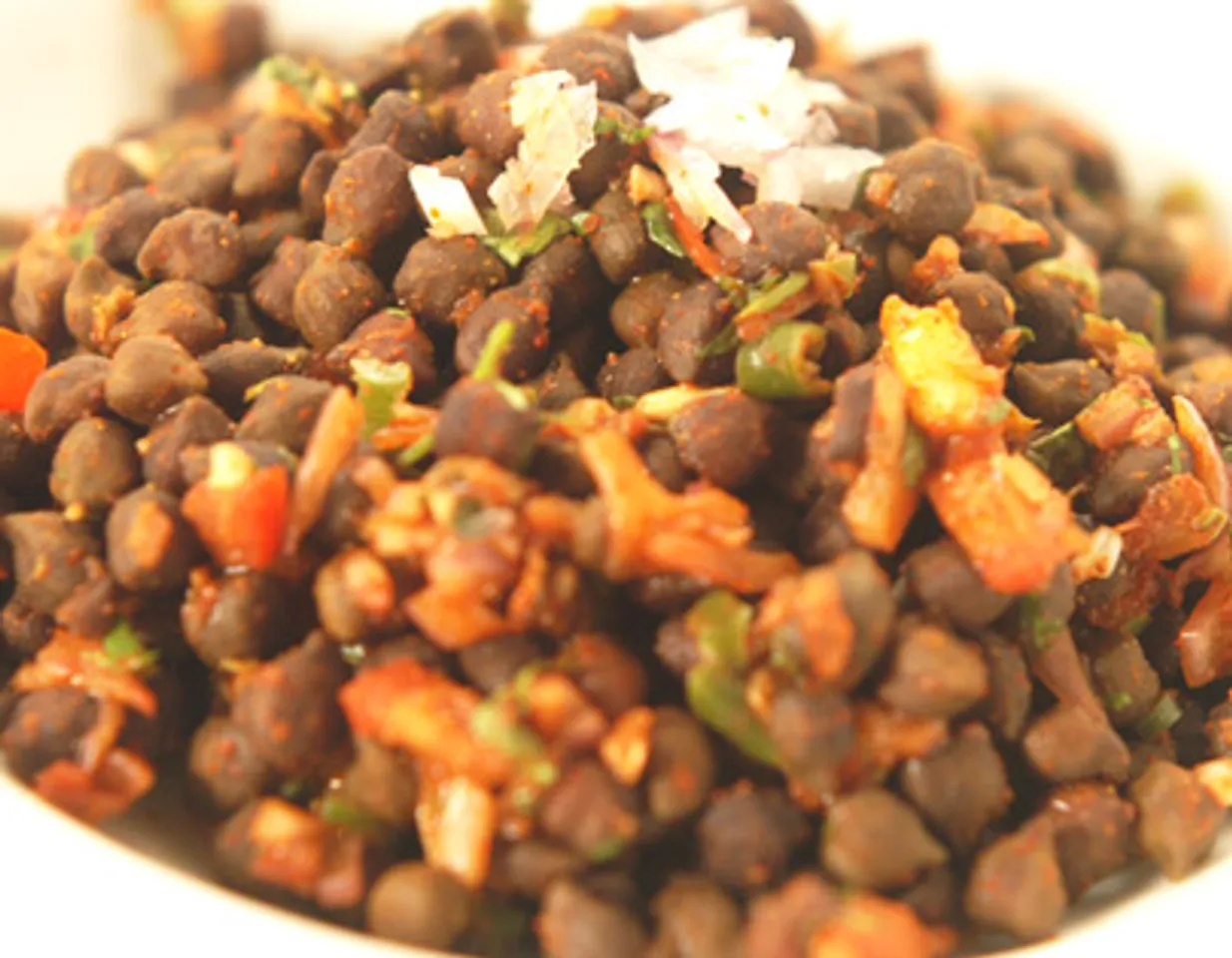 Green Chana Chaat