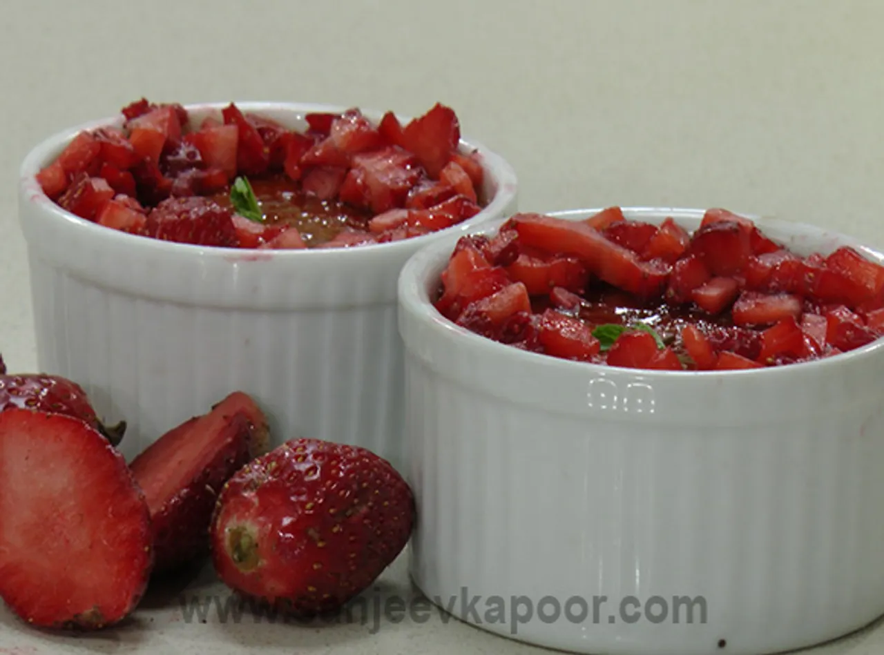 Strawberry Creme Brulee