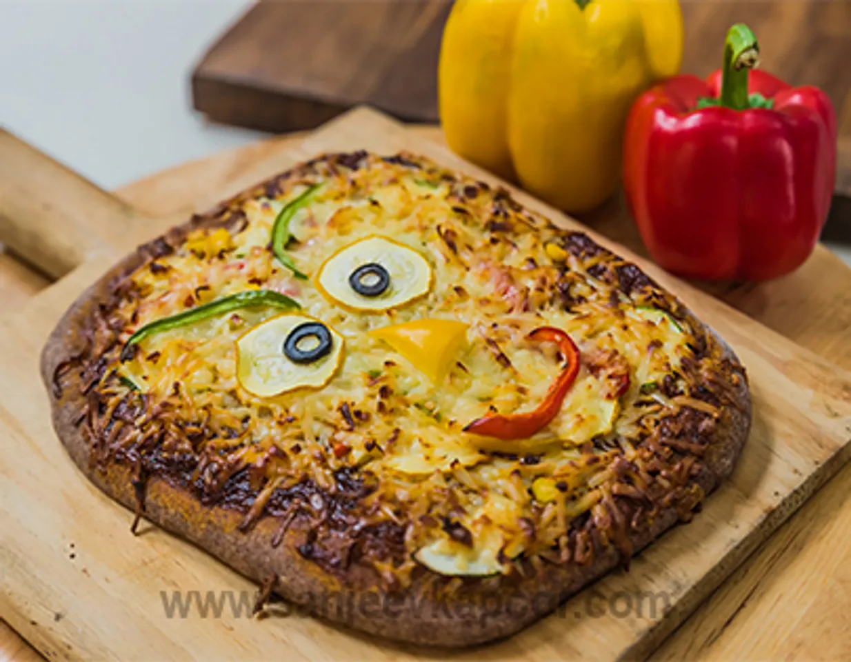 Cheese and Ragi Pizza