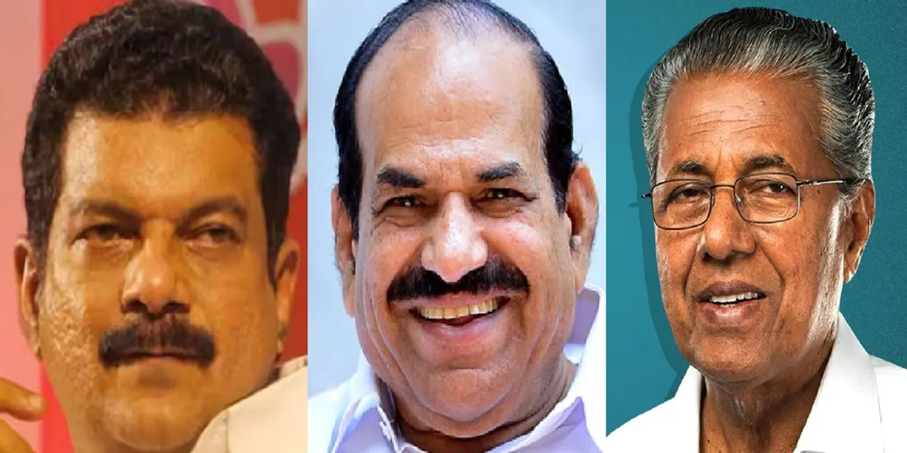 pv anvar kodiyeri balakrishnan pinarayi vijayan