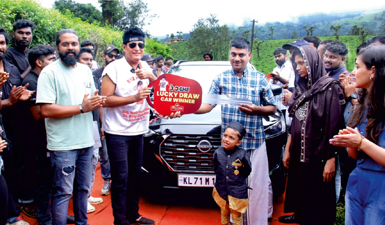 boche lucky draw car winner