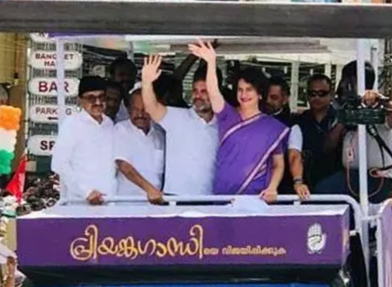 priyanka gandhi road show-2
