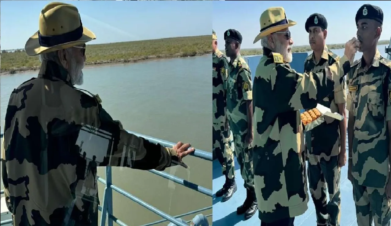 PM Modi celebrates Diwali with BSF jawans