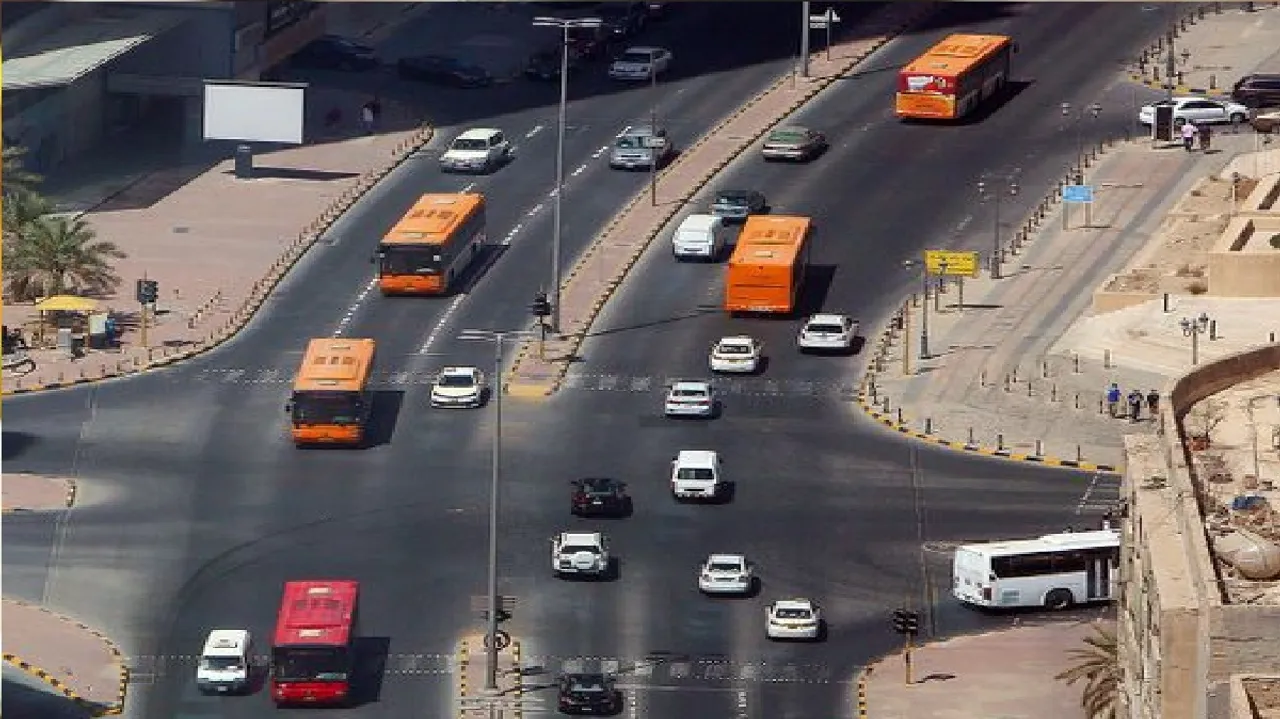 Traffic control  Kuwait