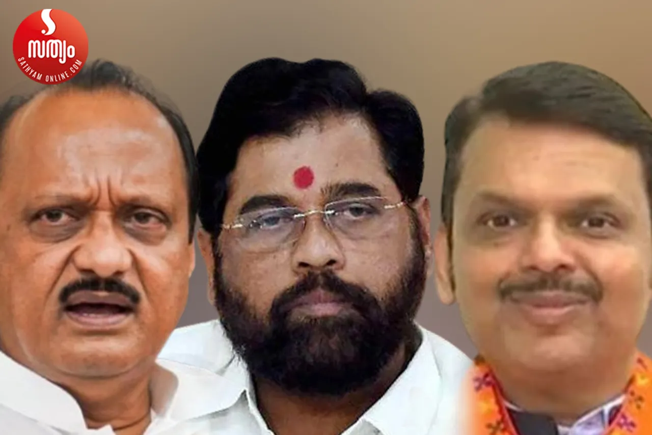 ajith pawar ekhath shinde devendra fadnavis