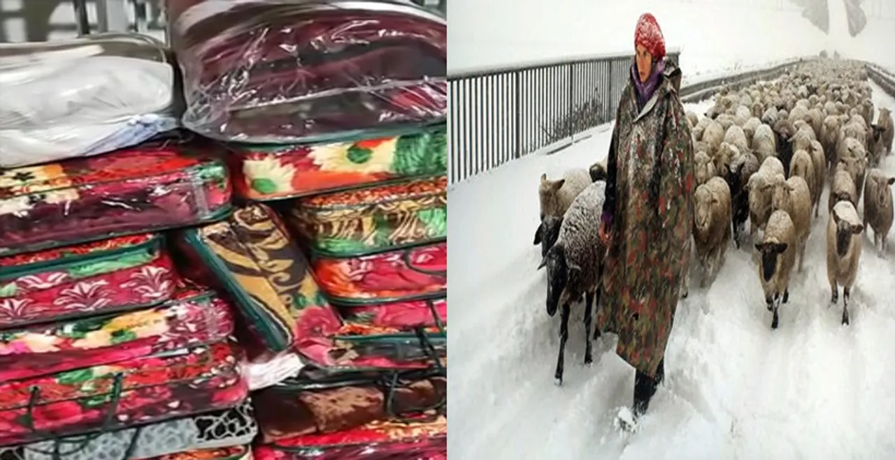 Shepherds in extreme winter