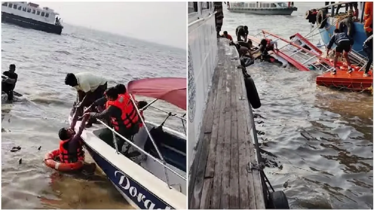 കടലിൽ എഞ്ചിൻ ട്രയലിനിടെ സ്പീഡ് ബോട്ട് തകരാർ മൂലം നിയന്ത്രണം നഷ്ടപ്പെട്ട് ഫെറിയിൽ ഇടിച്ചതിനെ തുടർന്നാണ് അപകടമുണ്ടായത്