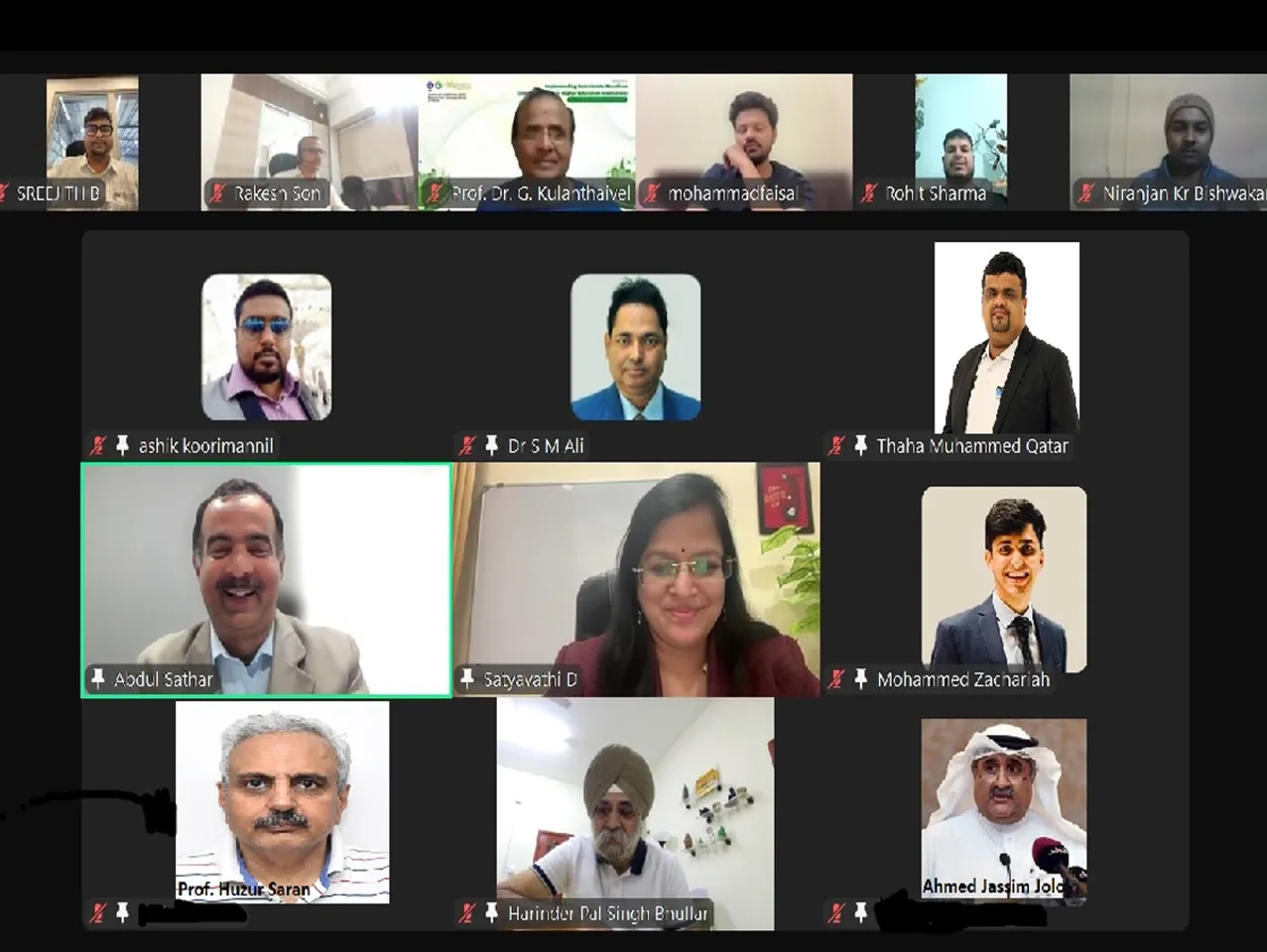 webinar conducted