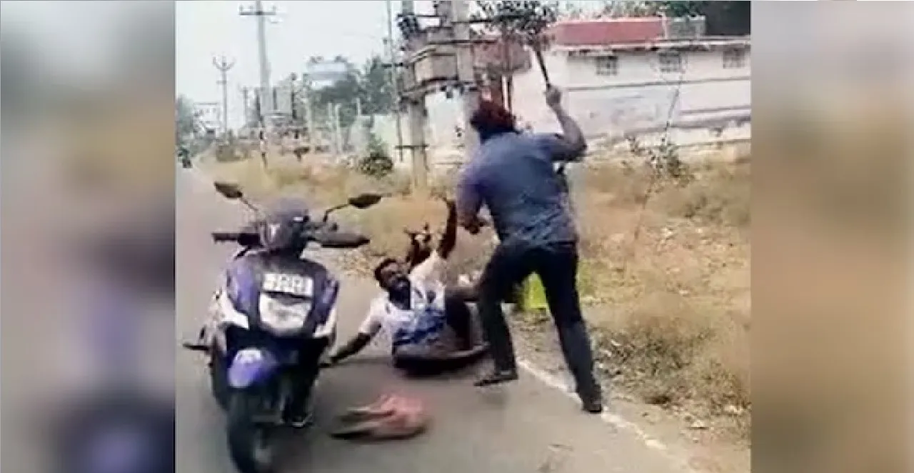 Caught on cam: Tamil Nadu man attacks uncle with sickle over property dispute