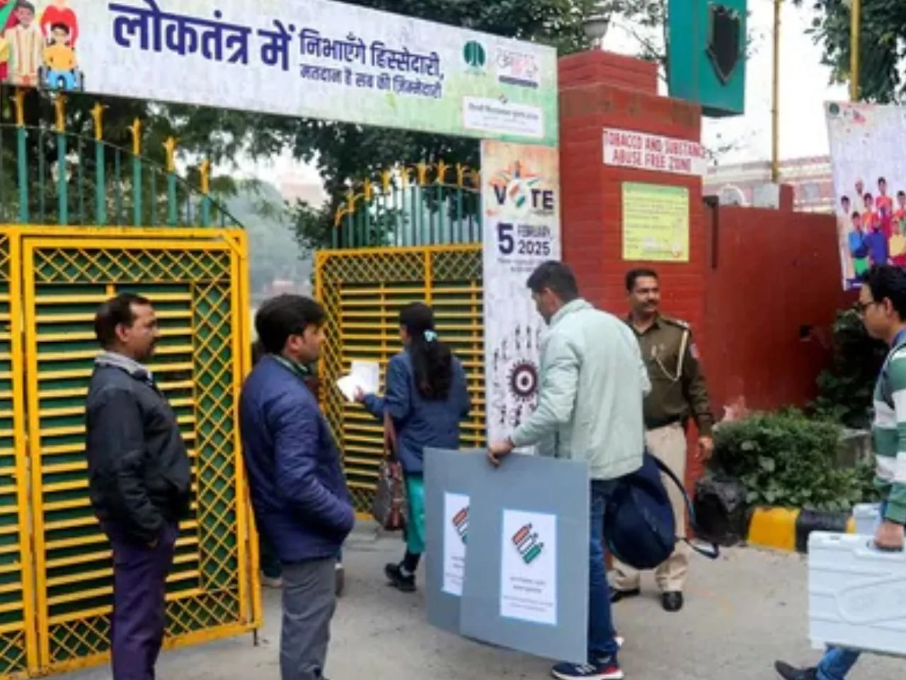 delhi polling