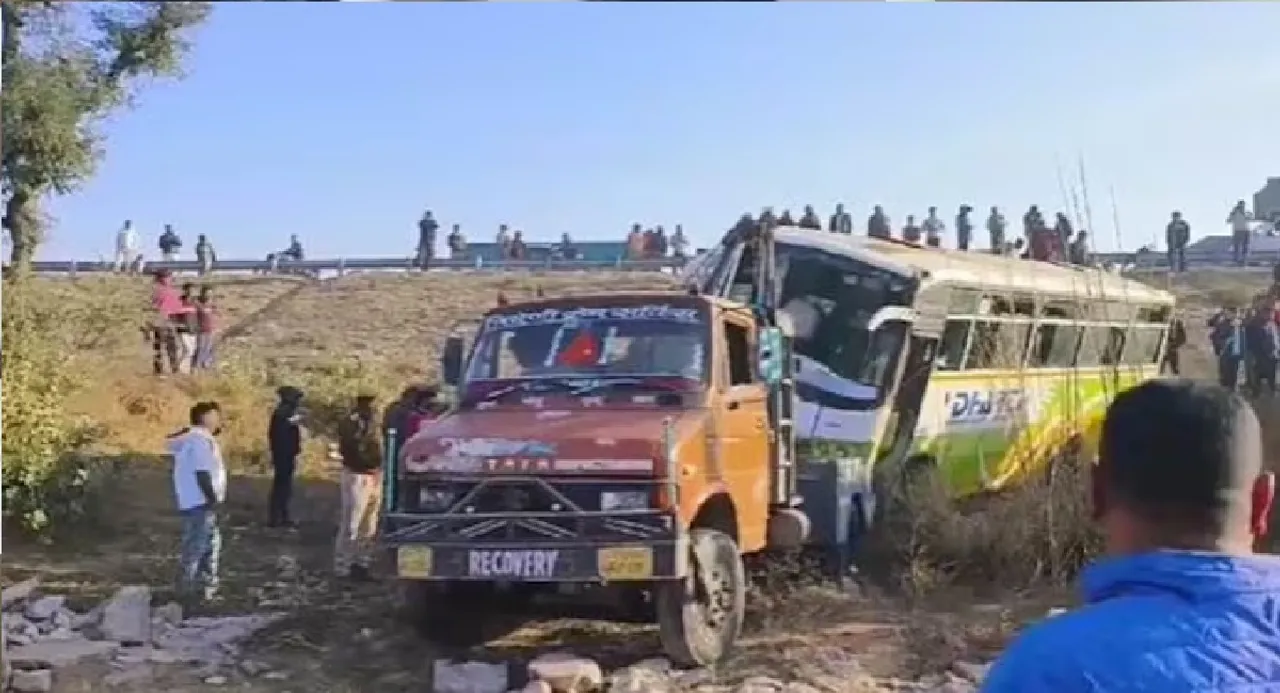 School bus with 40 students overturns in Jaipur, girl gets crushed under wheels