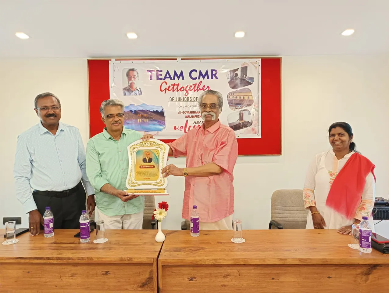 ddv. c mohanram honoured