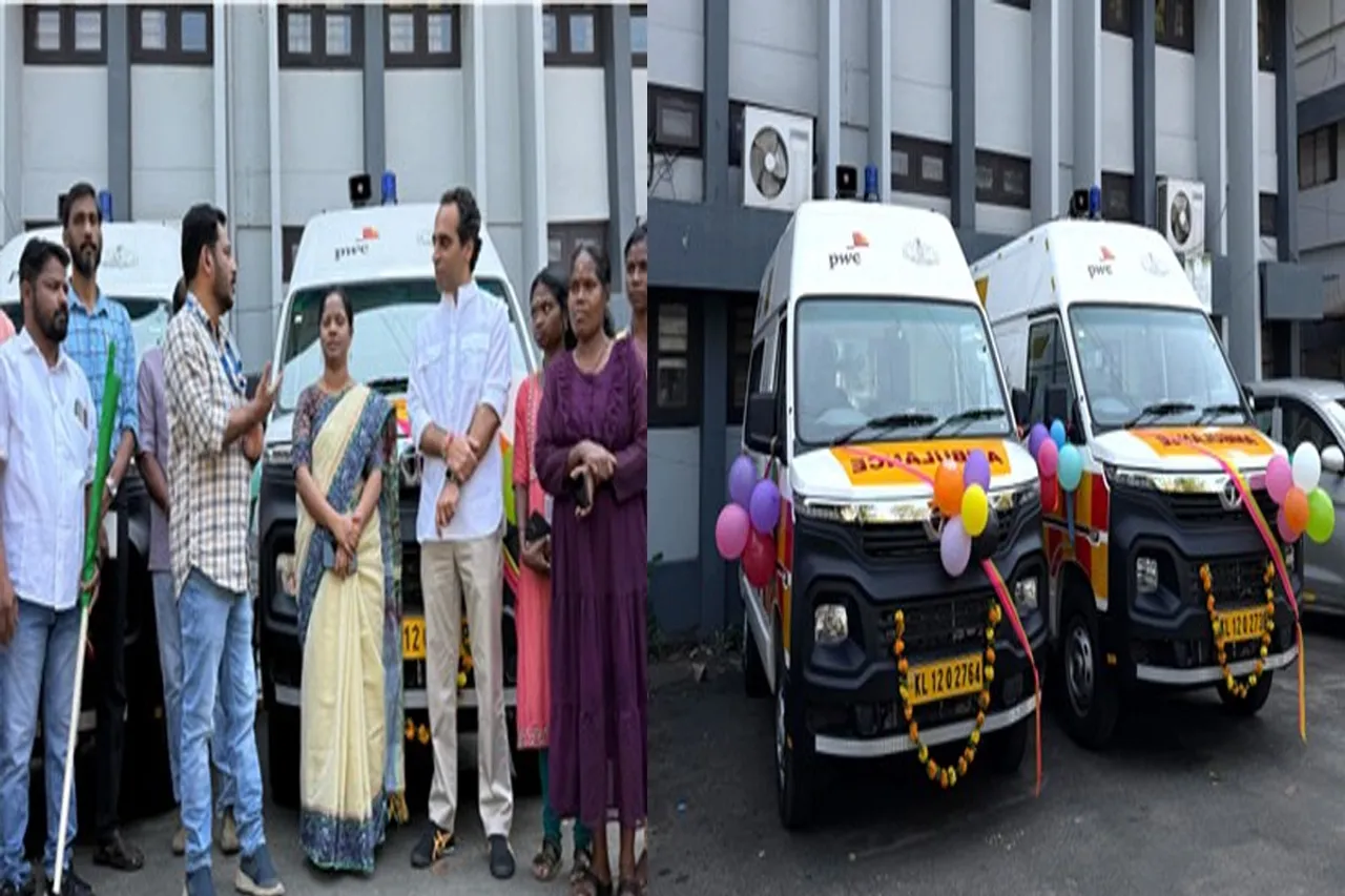 two ambulances