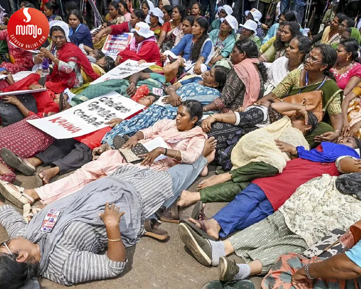 asha workers protest-2