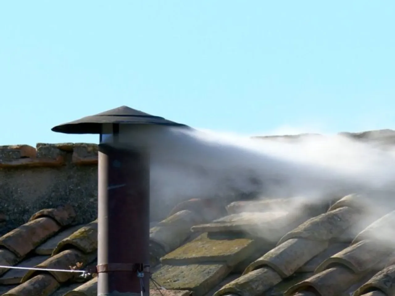 White smoke
