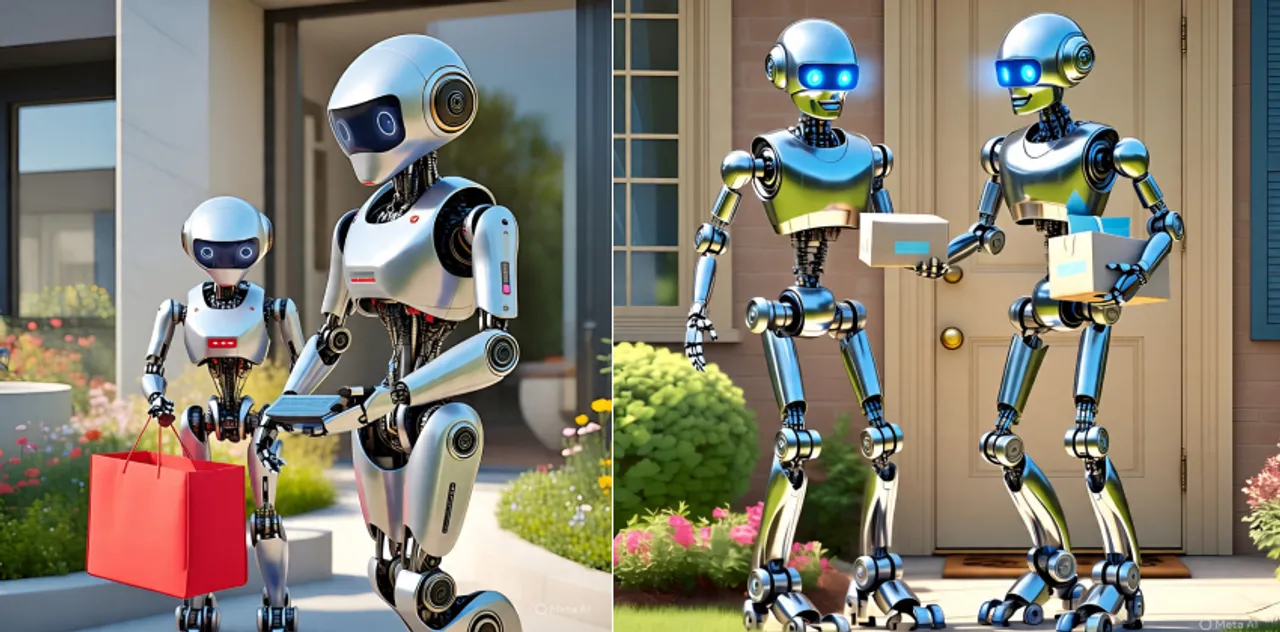 Humanoid-Robots-Delivery-Packages