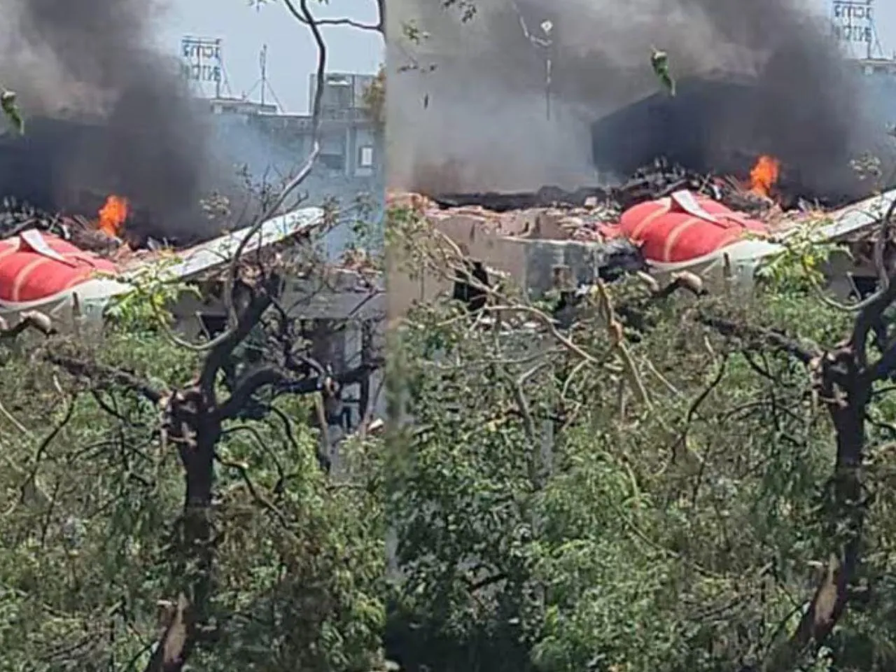 AHAMMADABAD PLAIN CRASH