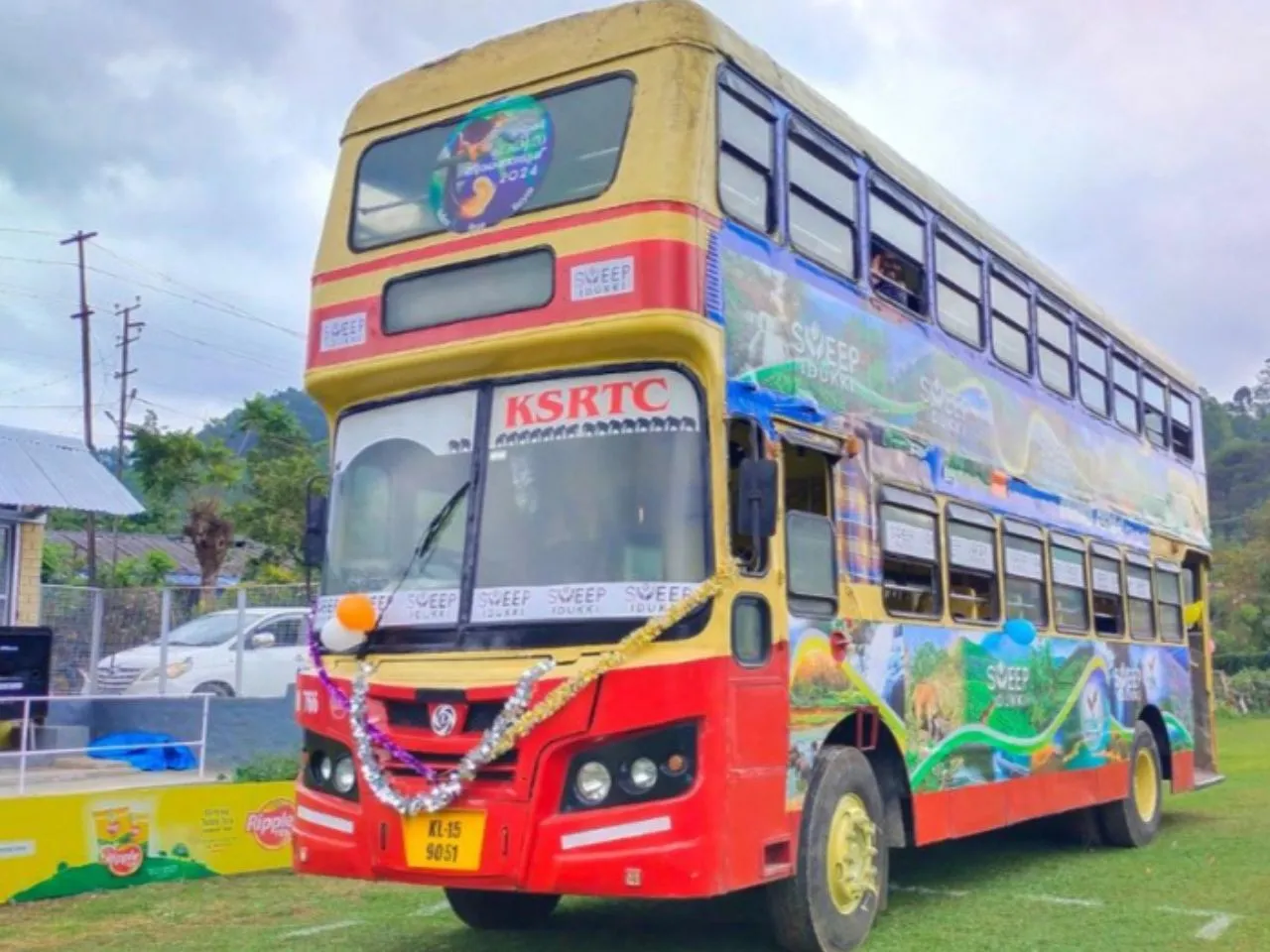 ksrtc kerala duble dukker bus